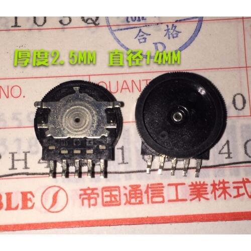Original new 100% XV0106GPH4NB10K-4040T dial potentiometer double potentiometer 5pin ERV0043Z103Q B10K B103 (SWITCH