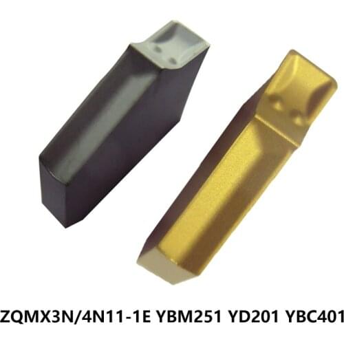 Original Slotting Carbide Inserts ZQMX3N11-1E ZQMX4N11-1E YBC401 YBM251 YD201 ZQMX3N ZQMX4N ZQMX Turning Tools Lathe Cutter