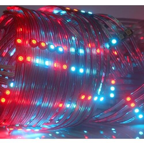 DC5V 50-500 Pixels Pre-soldered WS2812B WS2812 LED Heatsink Module Full Color Light 5050 RGB IC Built-in String Lighting