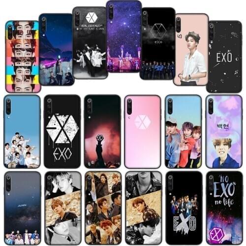 Kpop EXO Luxury Soft Cover Case for Xiaomi Mi Redmi Note 9 SE 9C 9S 9T Pro Max