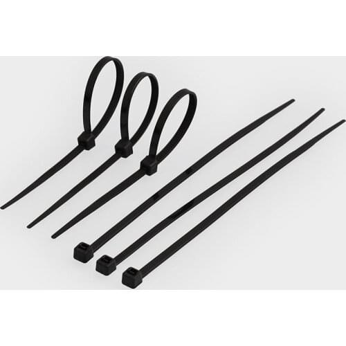 Self locking nylon binding band 3 * 120-5 * 350 plastic fixed wire black