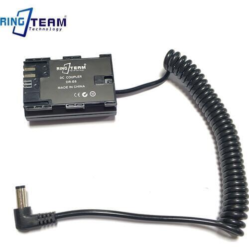 LP-E6 Battery Power DC Coupler DR-E6 for BMPCC4K BMPCC 4K BMD Blackmagic Micro Cinema Camera Video Assist Holder SmallHD Monitor