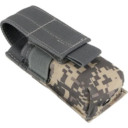 12 x 5.5 x 4cm Waterproof Nylon Tactical Military Flashlight Torch Belt Holster Holder Pouch Batter Bag