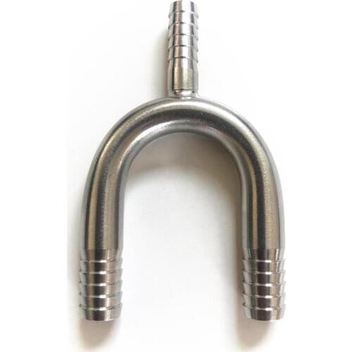 Y-shape 304 stainless steel barbed tee Joint ，Home brewed BEER hose connection adapter, American standard food grade material
