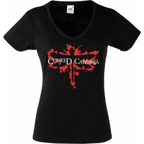 Coheed and Cambria Dragonfly Ladies Black Rock T-shirt Sizes XS-XXL Womens shirt