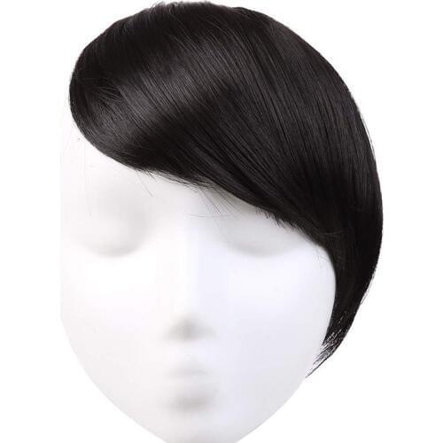 Women False Fringe Clip In Hair Bangs Fringe Hair Extensions Swept Full Synthetic Fashion Hair Extensions