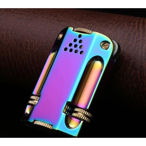 Zorro New Two-way Grinding Wheel Ignition Personality Windproof Original Copper Knurled Kerosene Creative Lighter Gifts