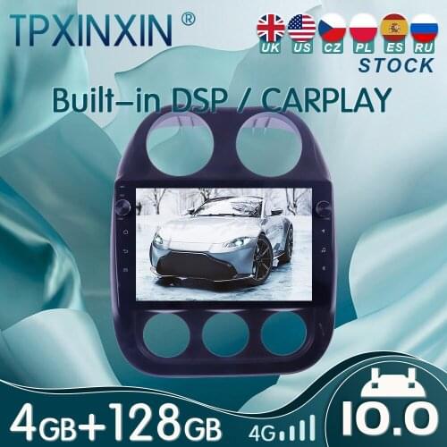 10.0 PX6 For Jeep Compass 2010 - 2016 Android Car Stereo Car Radio with Screen Radio Player Car GPS Navigation Head Unit