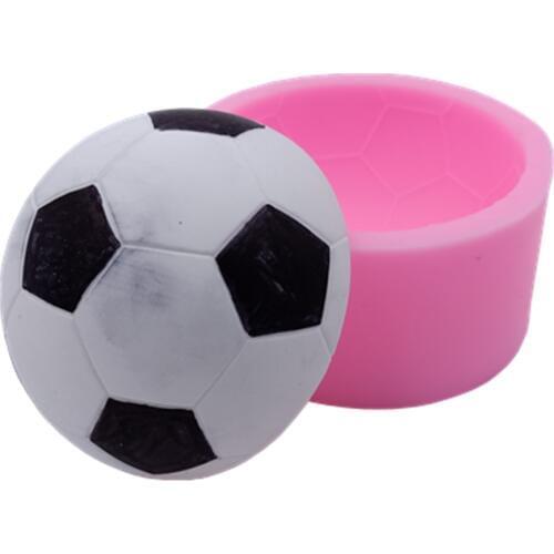 2018 World Cup Football Design Soap Mold Mould 3D Silicone Molds for Soap Candle Making Decorating Cake Mold