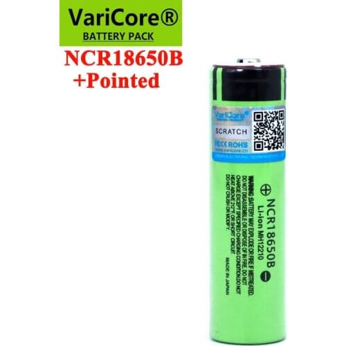 2021 New Original 18650 3.7 v 3400 mah Lithium Rechargeable Battery NCR18650B with Pointed (No PCB) batteries