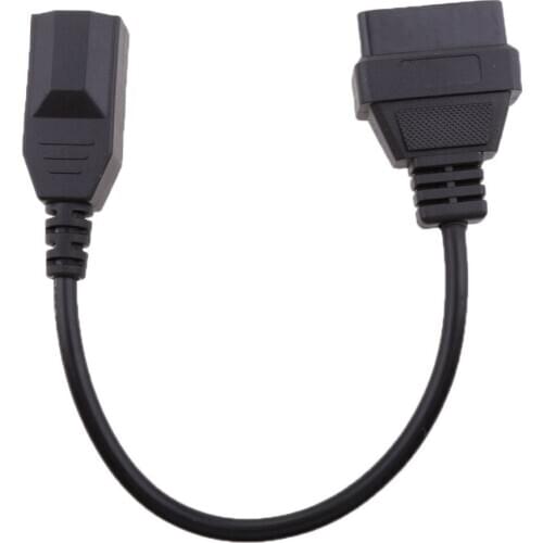 Car Error Fixing 3 Pin to 16 Pin OBD2 OBDII Scanner Cable Adapter Plastic for Honda