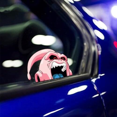 Car Styling Vinyl Sticker Motocross Body Oil Tank Helmet Auto Window Decal for Majin Buu Cartoon