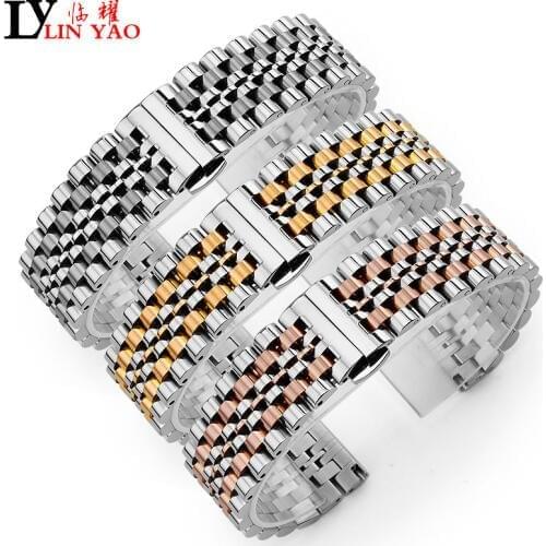 18mm 19mm 20mm 21mm 22mm stainless steel watch band steel bracelet watches accessories for HUAWEI black chain / shipping