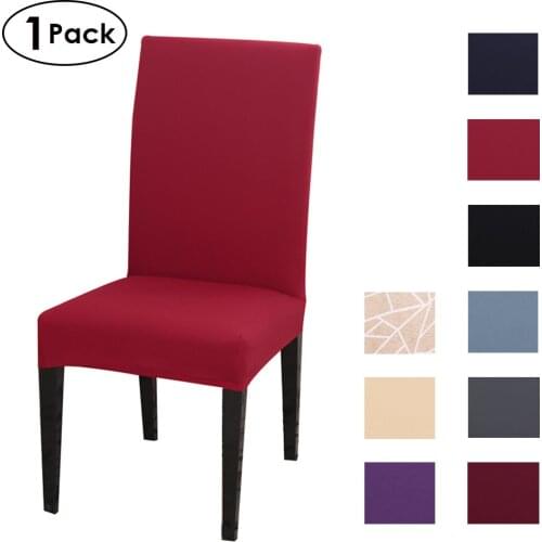 Dining Chair Slipcover High Stretch Removable Washable Chair Seat Protector Cover for Home Party Hotel Wedding Ceremony