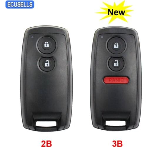 2/3 Button Remote Key Shell Case Smart Car Key Housing for Suzuki SX4 Grand Vitara Swift XL-7 with / without Uncut Insert Key