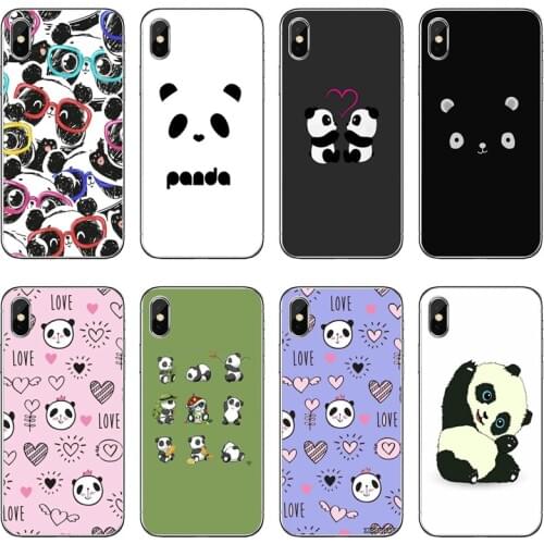 Cute Panda Accessories phone Case For Huawei P30 P20 Pro P10 P9 P8 Lite Y5 Y6 Y7 Y9 P Smart Plus 2018 2019