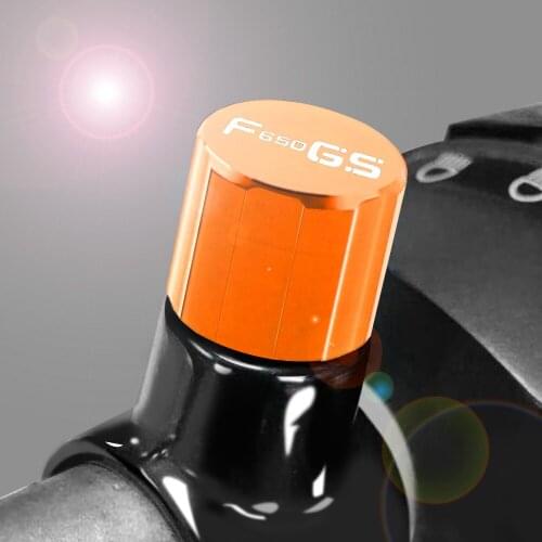 CNC Aluminum Rear View Side Mirrors Hole Plug Screws Caps Cover Bolts For BMW F650GS F 650 GS 2001-2012