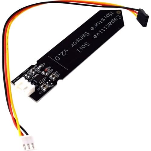 3.3~5.5V Capacitive Soil Moisture Sensor Module Not Easy To Corrode Wide Voltage Wire Corrosion Resistant W/ Gravity For Diy Kit