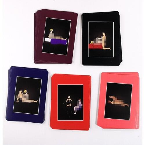 Erotic games Sexual positions play paper cards A Year Of Sex for Adult sexy game cards sets for couple game sex postion Sex toys