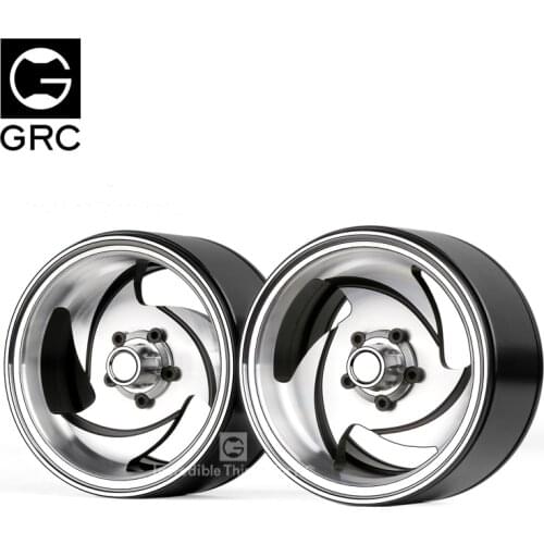 GRC 2.2 Inch Aluminum Wheel Rim #G55 For 1/10 RC Crawler Car TRAXXAS TRX4 Bronco Defender Blazer D90 Axial SCX10 AT4 #GAX0143L