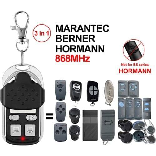 HSM2 HSM4 HSE4 HSE2 868 Hormann BERNER MARANTEC Garage Door Remote Control Gate 868.35MHz Hormann Command Duplicator Controller