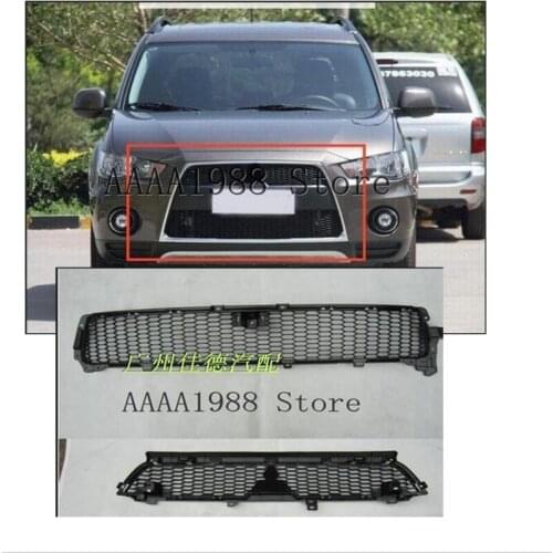 2010 2011 2012 for Mitsubishi Outlander Front Bumper upper grille grill insert Radiator
