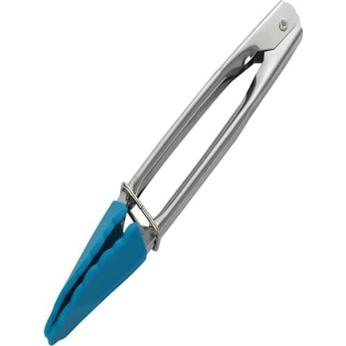 Silicone Food BBQ Grilling Tong Salad Bread Serving Tong Non-Stick Kitchen Barbecue Grilling Cooking Tong Kitchen Accessories