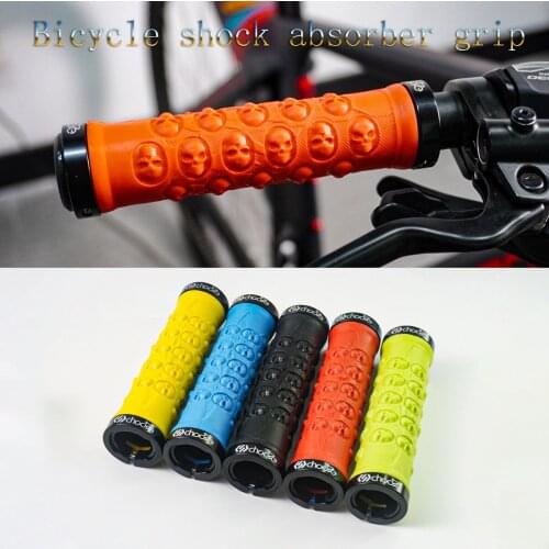 Bicycle Grips MTB Rubber Handlebar Grips Shockproof Anti-Slip Racing Road Bike Grips Ergonomic Lock Cycling Handlebar