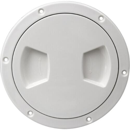 Screw Out Inspection Deck Plate Hatch Marine Boat Yacht Detachable Cover Abs-5 Inch