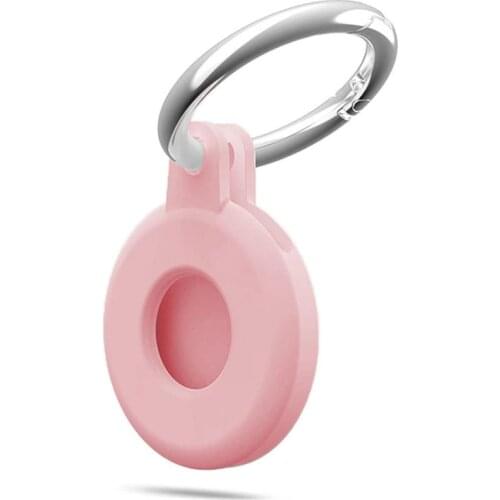 For Apple Airtags Key Finder Liquid Silicone Protective Sleeve For Apple Locator Tracker Anti-Lost Device Keychain Shell Hot