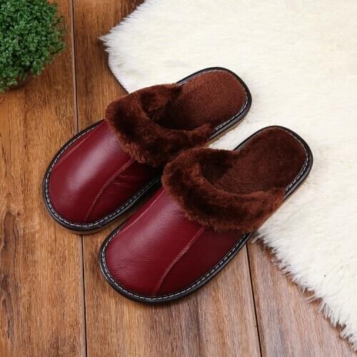 Ladies winter slippers short plush home slippers LD020-2510