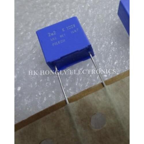 30PCS 2u2 K 100V 468 MKT 2.2UF 100V 225 P=10mm FILM CAPACITOR