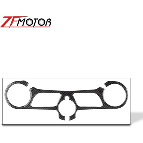 For Ducati 959 1199 1299 3D Carbon Fiber Motorcycle Decal Pad Triple Tree Top Clamp Upper Front End Protection Plate Fork Decal
