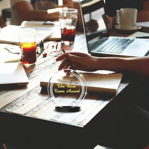 5 Pieces Clear Acrylic Sheet Acrylic Plastic Disc Transparent Round Acrylic Panel Circle Acrylic Sheets Sign