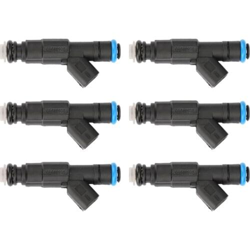 6 Pieces Fuel Injectors Nozzle Replace 0280155923, Easy to Install