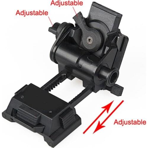 Night Vision Goggles Stent Skip Rhino Night-vision NVG Arms Mount for L4 G24 Mounting Helmet CNC Fast PJ MH BJ Mich HK24-0049