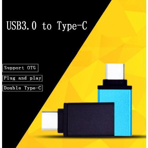 Aluminum alloy USB typec o-t-g adapter Fast usb 3.0 to Type C converter type-c charge data sync cable for samsung/huawei/xiaomi