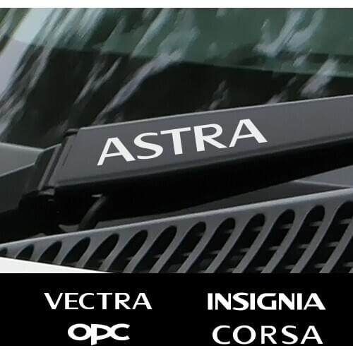 4PCS Auto Window Wiper Decor Stickers Car Vinyl Decal For Opel OPC Astra J H G K Insignia Corsa D B E Mokka Vectra B Accessories