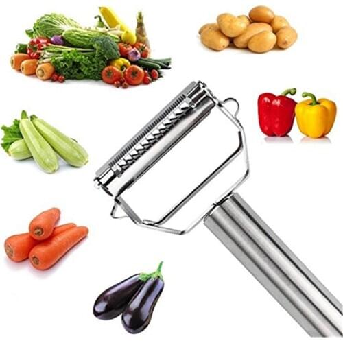 Stainless Steel Potato Carrot Grater Planing Kitchen Tools Dual Fruit Vegetable Peeler&Julienne Peeler Cutter Sharp Gadgets 35