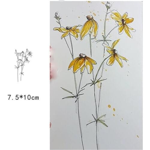 Clear Stamps Silicone Seal for DIY Scrapbooking Card New Flowers Rubber Stamps Making Photo Album Handemade Crafts Decor Stamps