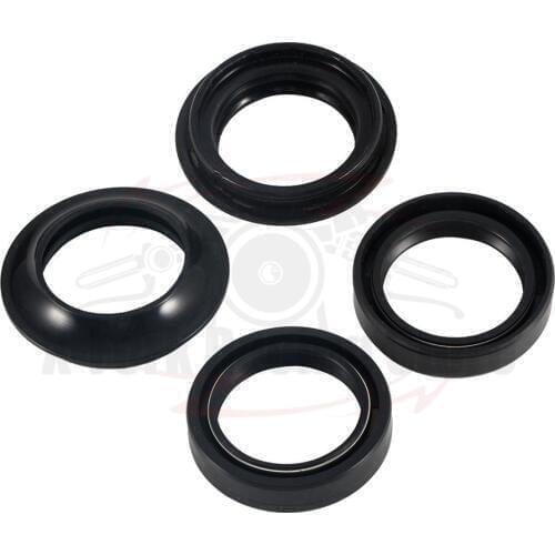 Fork Oil Sealsx2 & Dust Sealsx2 4PCS SET For Honda NS250R MC11 1986