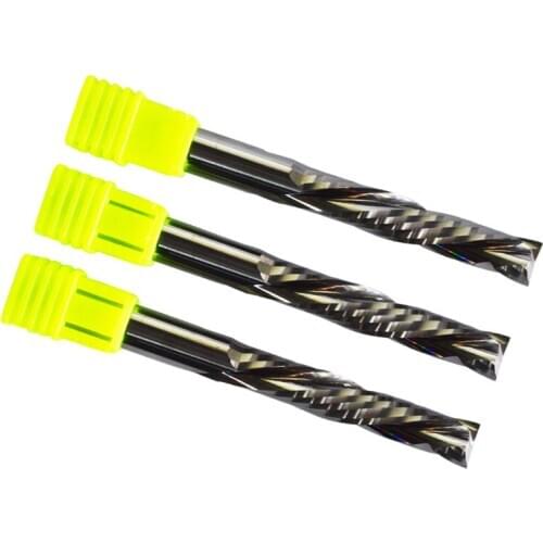 1Pcs 8x25MM AAA Up Down Cut 2 Spiral Flute Carbide Mill,CNC Milling Cutter,Wood cutter Tools Router Bit