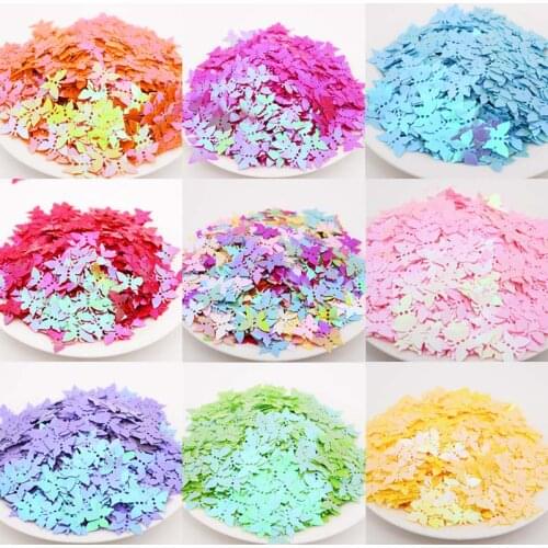 13mm Small Butterfly Sequin Nail Beauty Makeup Clothing Apparel Handmade Material Wedding Party Decoration Material