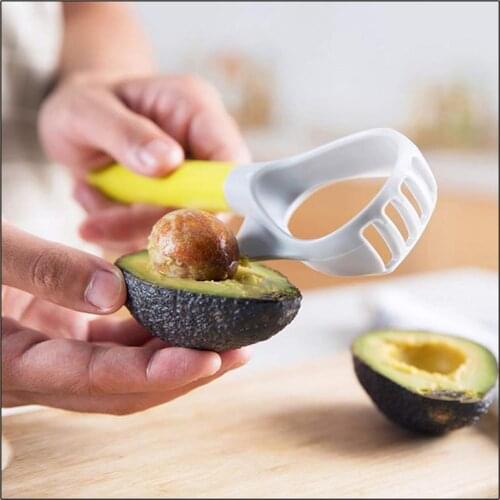 5 in 1 Avocado Slicer Pitter Core Remover Fruit Tool For Kitchen Plastic Vegetable Masher Kitchen Gadgets Accessories
