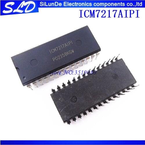 Free Shipping 10pcs/lot ICM7217AIPI ICM7217A ICM7217AI DIP-28