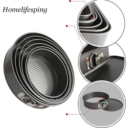 Baking Cake Mold Tin Round Cake Baking Pan Nonstick Leakproof Cheesecake Removable Bottom For Kitchen Cake Tool 12cm to 28cm
