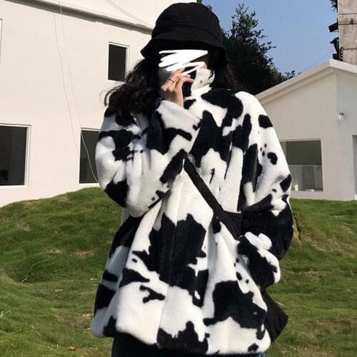 Lucyever Artificial Fur Coats