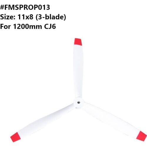 FMS 1200mm CJ6 CJ-6 Propeller 11x8 inch 3 blade FMSPROP013 RC Airplane Model Hobby Plane Aircraft Avion Spare Parts
