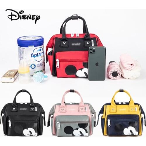 Disney Fashion Mummy Maternity Diaper Bag Brand Large Capacity Baby Nappy Bag Travel Backpack Designer Nursing Bag for Baby Care