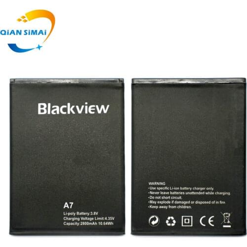 QiAN SiMAi 1PCS New 100% High Quality Blackview A7 Battery For Blackview A7 pro Mobile Phone + Track Code